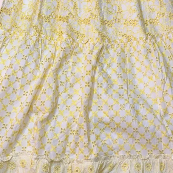 Lilly Pulitzer NWT Women’s Kyla Maxi Dress in St. Tropez Yellow Garden Eyelet - Picture 12 of 15